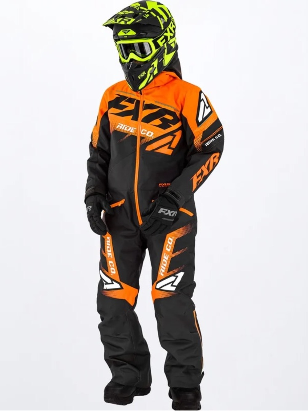 FXR Kids Orange & Black Insulated Snow Jacket — Youth Winter Shell